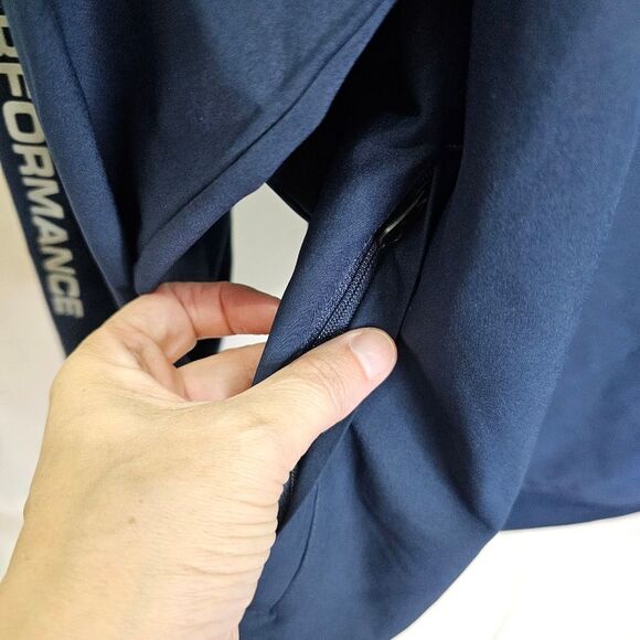Skechers Performance Go Golf Navy Blue Pullover Windbreaker Size XXL - Picture 7 of 9